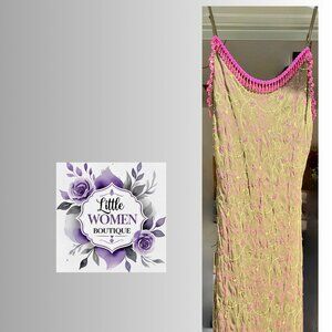 Beaded spagetti strap dress